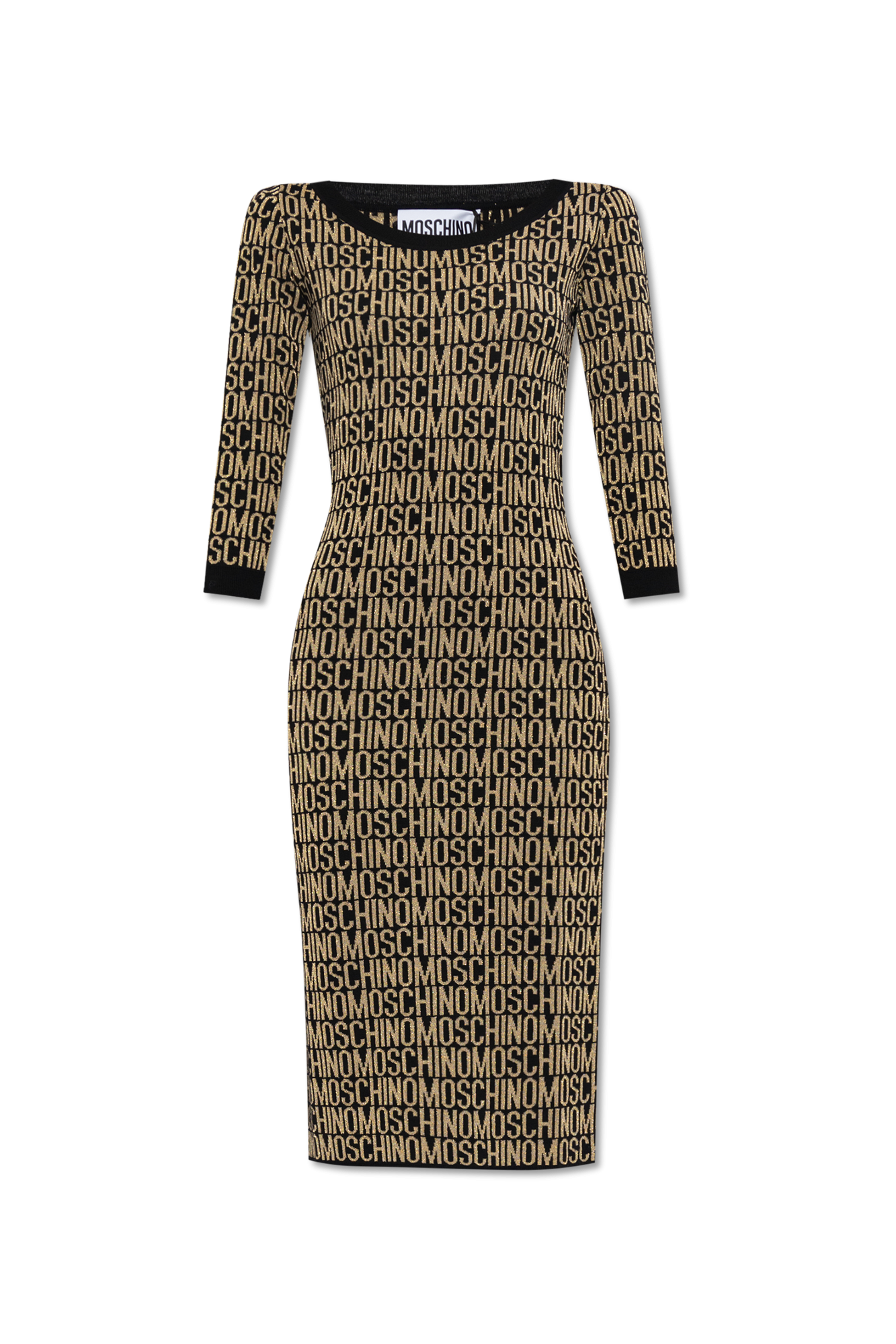 【関税＆送料込み】Moschino Dress With Logo Love Moschino Dress with logo | Womens Black Hoodie Dress